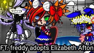 F.t. Freddy adopts Elizabeth for 24 hour (part 1 FNaF) My AU