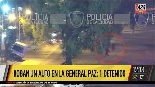 Villa Riachuelo: video de cómo por el anillo digital cayó un ladrón en la Av. General Paz I A24