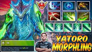 Machine Gun Water Yatoro Morphling Solo Carry Team 24 Kills - Dota 2 Pro Gameplay