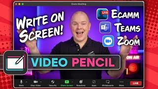 How to draw on your screen in Zoom with Video Pencil