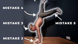 Stop complicating your Handstand kick-up - Make it easy with these steps!