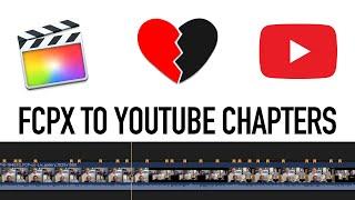 Final Cut Pro X Chapter Markers to YouTube Chapters with Creator's Best Friend