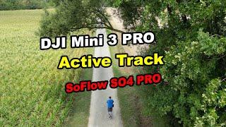 DJI Mini 3 PRO Active Track mit SoFlow SO4 PRO eScooter 21kmh Test #justRAW