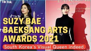 Suzy Bae at Baeksang Arts Awards 2021 Red Carpet