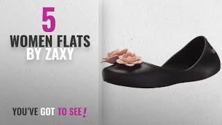 Top 5 Zaxy Women Flats [2018]: Zaxy Women's Start V Ballet Flat, Black/Pink, 7 M US