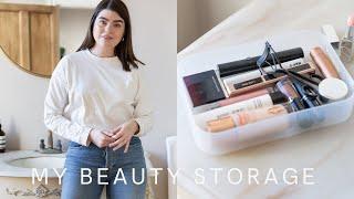 Beauty Storage Tour & My Current Collection | The Anna Edit
