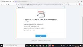 Payoneer Virtual Card (VCC) كيفية طلب بطاقة ائتمان افتراضية من بايونير