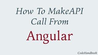 How To Make API Call From Angular To Node Express REST API