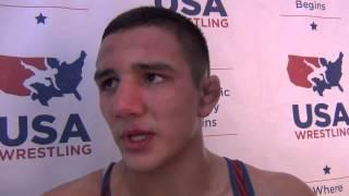 Aaron Pico, 66 kg UWW Junior Nationals freestyle champion