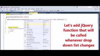 jQuery   call function on drop down list change