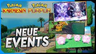 Alle Infos zum Epitaff & Gladimperio Tera Raids + Girafarig Outbreak Event | Karmesin & Purpur