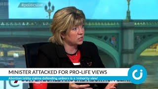 Minister attacked for pro-life views