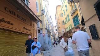 Walking NICE Nizza Oldtown FRANCE 2022 !!! 4K Walking Tour South France Nice !!!