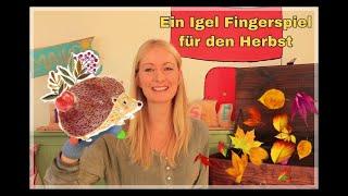 Fingerspiel für den Herbst I Igel I Kita I Kindergarten Ideen I Fingerspiele für Kinder