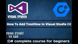 how to add TreeView in visual studio C# - winform