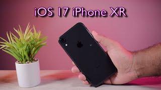 iOS 17 on iPhone XR | PERFORMANCE & BATTERY TEST iPhone XR with iOS 17