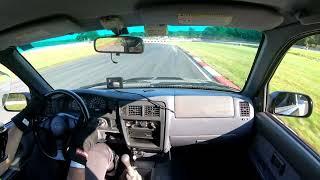 Lap around Thompson speedway in a 800HP Toyota Tacoma with stock suspension and r888 tires.