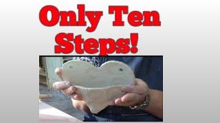 How to make a wall pocket out of clay: 10 Steps