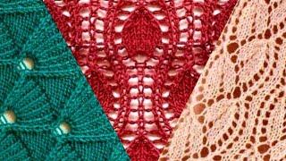 9 найкрасивейших схем узоров для вязания спицами. 9 of the most beautiful patterns for knitting.