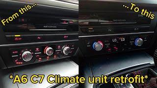 Audi A6 C7 Climate Control unit Retrofit!