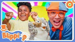 Heads, Shoulders, Knees, and Toes | Blippi  | Kids Learning Videos! | Exploring and Learning