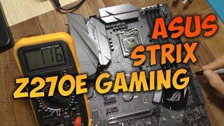 Ремонт материнской платы ASUS Z270E GAMING. Не включается, не работает порт USB.