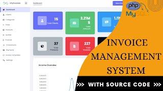 Invoice Management system Using php mysql Source Code || Invoice Generator || Source Code Project