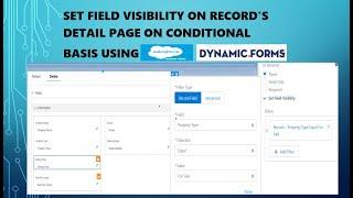 Set field Visibility on Record's Detail Page on condition basis. Show/hide field dynamically.