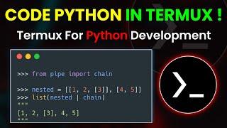How to Install, Edit, and Run Python in Termux | By Technolex