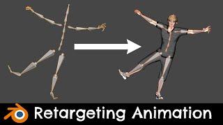 Retargeting Animations Using Blender Rokoko Plugin