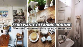 ZERO WASTE CLEANING ROUTINE // sustainable home tips for a clean home