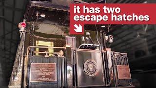 The US president has a bulletproof railcar