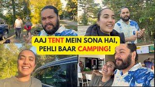 Canada main pehla Camping Experience | Best Camping site | Daily Vlogs with Gursahib and Jasmine