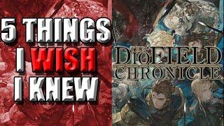 5 Things I Wish I Knew Before Starting DIOFIELD CHRONICLE