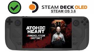 Atomic Heart Annihilation Instinct on Steam Deck OLED with Steam OS 3.6