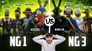 NG 1 vs NG 3  || SMOOTH TUFAN vs KHATRI R-ONE 