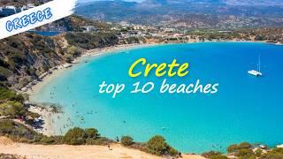 Top 10 Beaches in Crete Greece 4K