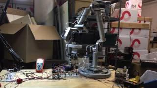 Success! DIY 6-axis robot arm picks things up and puts them down