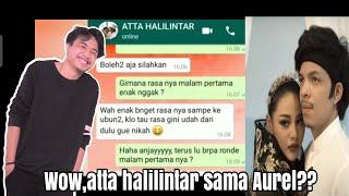 Chat Story Atta Halilintar Bersama Aurel Wikwik Malam Pertama ??