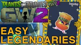 Easy Legendary Character Stickers in PvZ GW2 - Solo Infinity Time Just The Tips