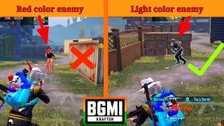 Bgmi trick enemy color change 
