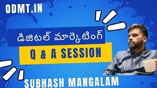 Digital Marketing Course in Telugu - Best Training in Hyderabad - Jobs Career Placement - Odmt