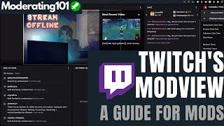 A Moderator's Guide to Twitch's Mod View | Moderating101