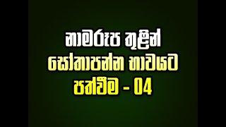 ධර්ම දේශනාව | මීමුරේ ආරණ්‍ය සේනාසනය | නාමරූප 04