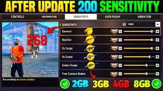 Free Fire Auto Headshot Trick 2025 Sensitivity | 2gb, 4gb, 6gb Ram Headshot Sensitivity Setting