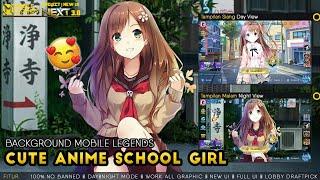 Background ML Terbaru Anime Kawaii Girl New Color UI