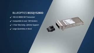 BlueOptics© BO32J15280D - X2 Optical Transceiver 10GBASE-ZR, 1550nm, 80KM, DDM/DOM