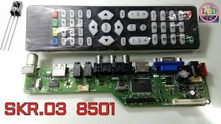 SKR.03 8501 Universal LCD LED TV Controller Driver Board Interface Matrix Russian AAA