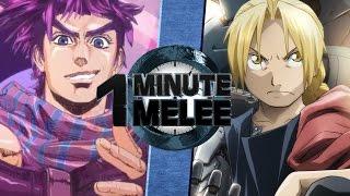 One Minute Melee S4 EP5 - Joseph Joestar vs Edward Elric