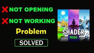 How to Fix Ultra Shader Mod App Not Working / Not Opening / Loading Problem in Android & Ios